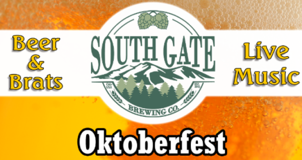 Image of the South Gate Brewing Company Oktoberfest logo.