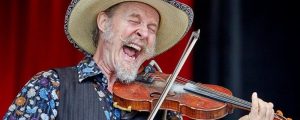 Image of Joe Craven playing fiddle. 