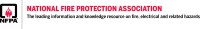 Image of the National Fire Protection Association logo. 