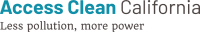 Image of the Access Clean California logo.
