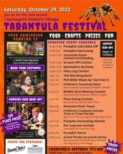 Image of the Tarantula Festival flyer.