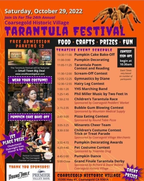 Image from Tarantula Festival flyer. 