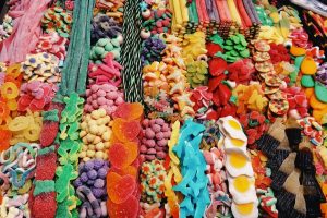 Image of a very large assortment of candy.