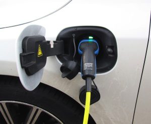 Image of an electric car. 