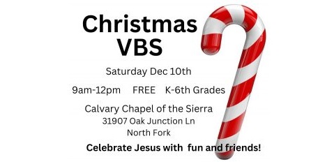 Christmas VBS At The Calvary Chapel