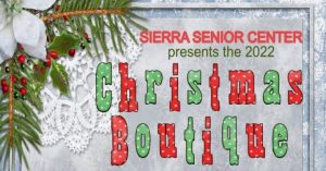 Image of the flyer for the Christmas boutique.