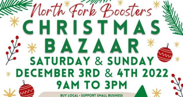 Header for the north fork boosters christmas bazaar