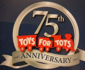 Image of Toys for Tots 2022 Logo 75th Anniversary