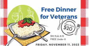 Image of the banner ad for the Spaghetti Dinner.