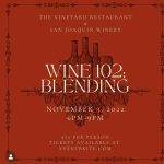 Wine 102 Blending At The Vineyard