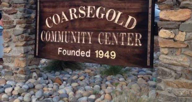 Image of the Coarsegold Community center sign
