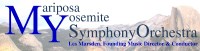 Image of the Mariposa Yosemite Symphony Orchestra logo. 