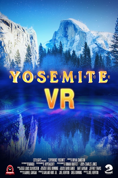 Image of movie poster for "Yosemite VR." 