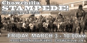 Flyer for the Chowchilla Stampede