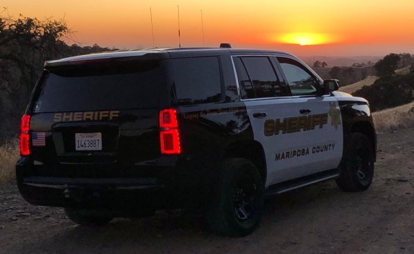 Image of a Mariposa County Sheriff's vehicle. 