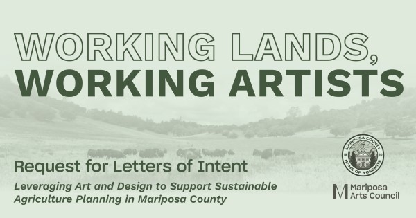 Image of the Working Lands, Working Artists advertisement banner. 
