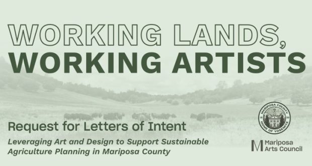 Image of the banner ad for the Mariposa Arts Council's upcoming project.