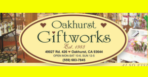 Image of the banner ad for Oakhurst Giftworks.