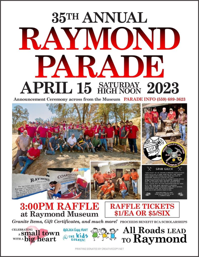 Flyer for the 35th Raymond Parade