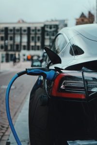 Image of an electric car. 