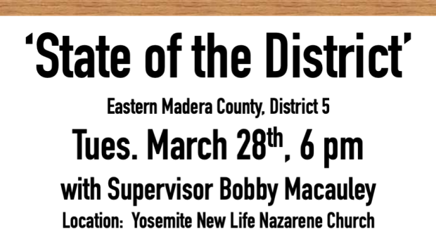 Header for the state of the district meeting