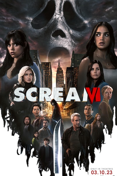 Image of the movie poster for Scream VI.