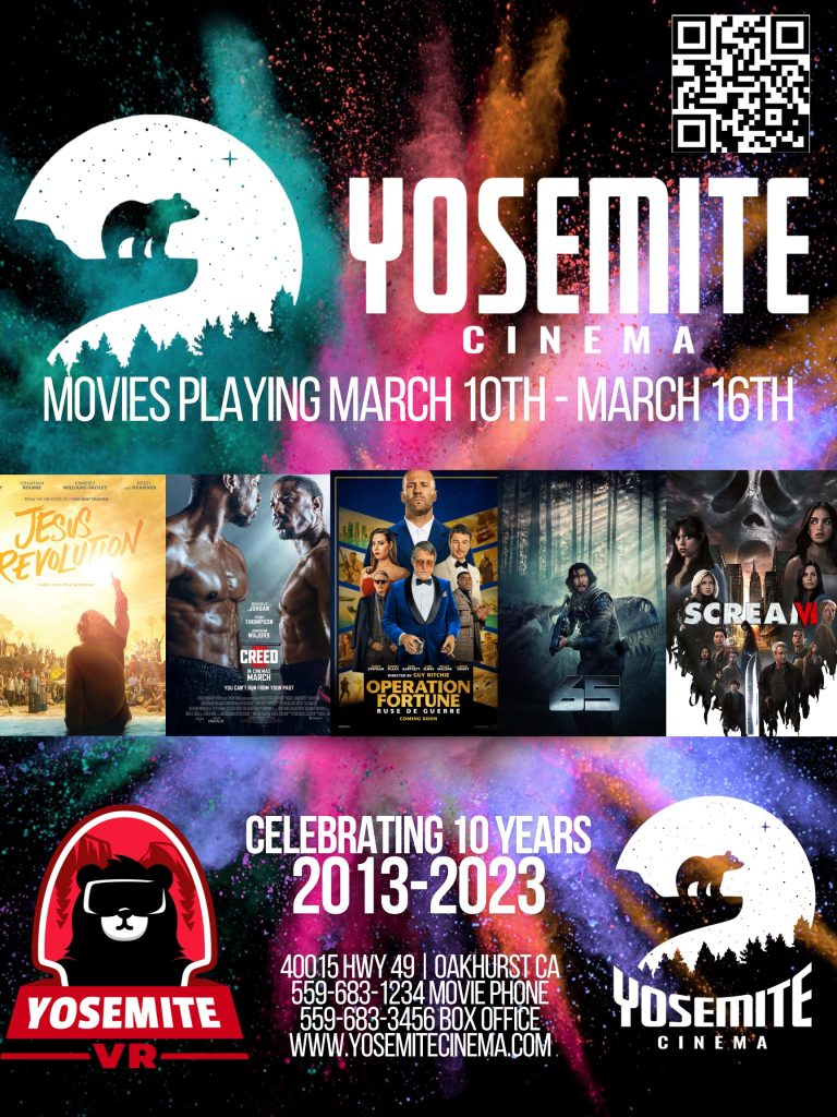 Image of the Yosemite Cinema movie poster. 