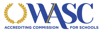 Image of the Western Accrediting Commission for Schools logo. 