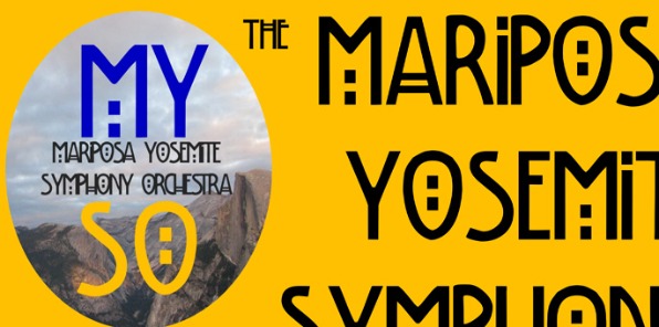 Flyer for the Mariposa Yosemite Symphony Orchestra