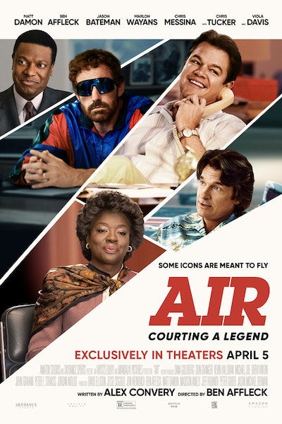 Image of the movie poster for Air. 