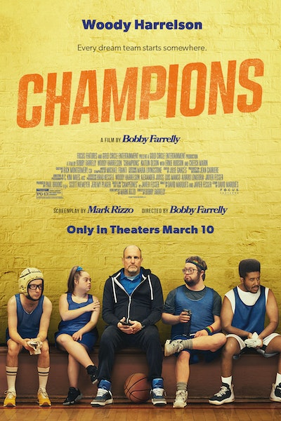 Image of the movie poster for Champions. 