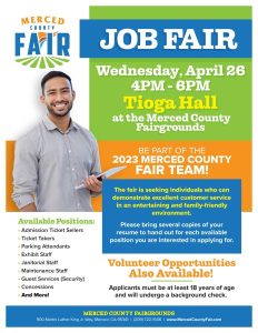 Image of the flyer for the job fair.