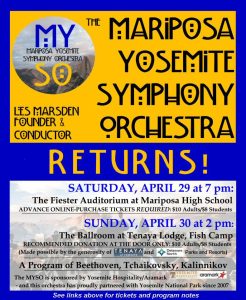 Image of the flyer for the upcoming MYSO event.