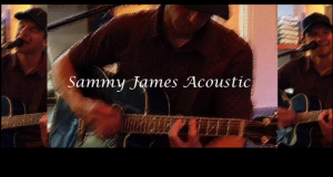 Image of the banner ad for Sammy James.