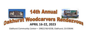 Image of the banner ad for the Woodcarvers' Rendezvous.
