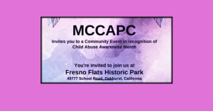 Image of the flyer for the MCCACP event.