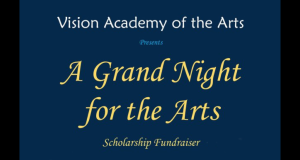 Image of the banner ad for "A Grand Night for the Arts."
