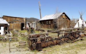 Image of the ghost town of Elizabeth Town, New Mexico.