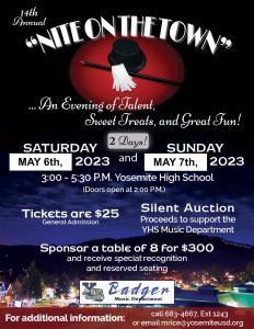 Image of the flyer for "Nite on the Town."