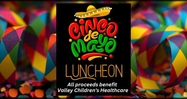 Image of the banner ad for the Cinco de Mayo luncheon.