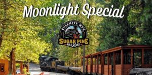 Image of the Sugar pine Railroad moonlight special