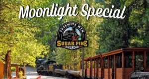 Image of the Sugar pine Railroad moonlight special