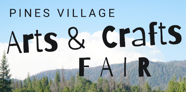 Flyer for the pines village arts and crafts fair