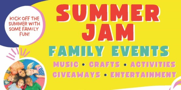Flyer for the summer jam event in Oakhurst