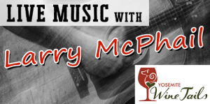 Flyer for live music with Larry McPhail