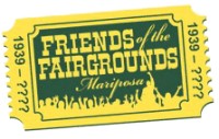 Image of the Mariposa County Friends of the Fairgrounds logo. 