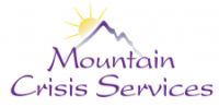 Image of the Mountain Crisis Services logo. 