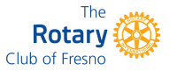 Image of the Rotary Club of Fresno logo. 