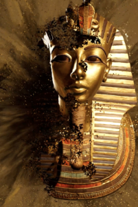 Image of the movie poster for The Secrets of Tutankhamun.