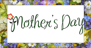 Image of a logo that says "Mother's Day."